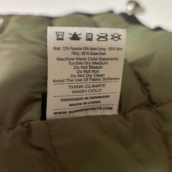 Norse Projects Rokkvi Neoshell Fishtail Waterproof Down Parka Jacket-M - Picture 9 of 16